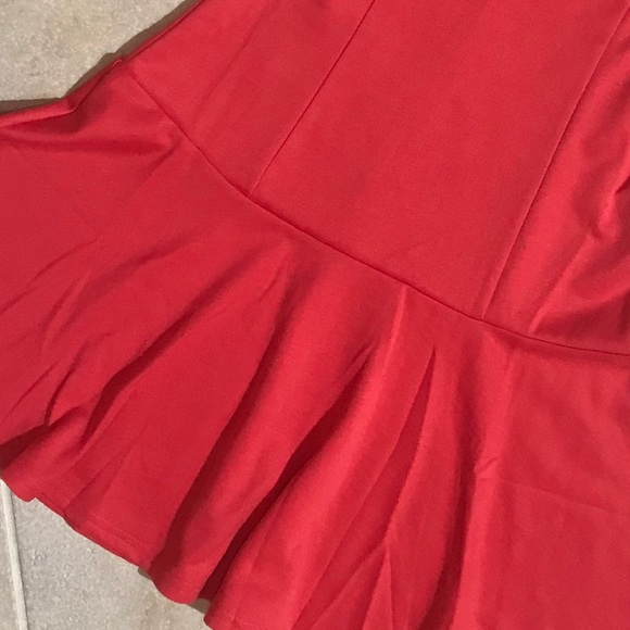 Pink Flounce Dress Ruffle Fit Flare Mini UMGEE - Picture 3 of 6